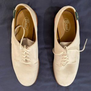 Men's Bass white bucks 8.5